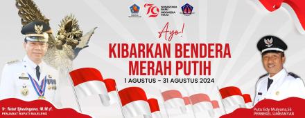 KIBARKAN BENDERA MERAH PUTIH